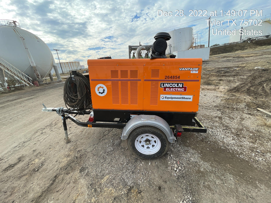 2022 Lincoln Electric Vantage 549X Crosslink Technology, Trailer Mounted, ES Decals, T3