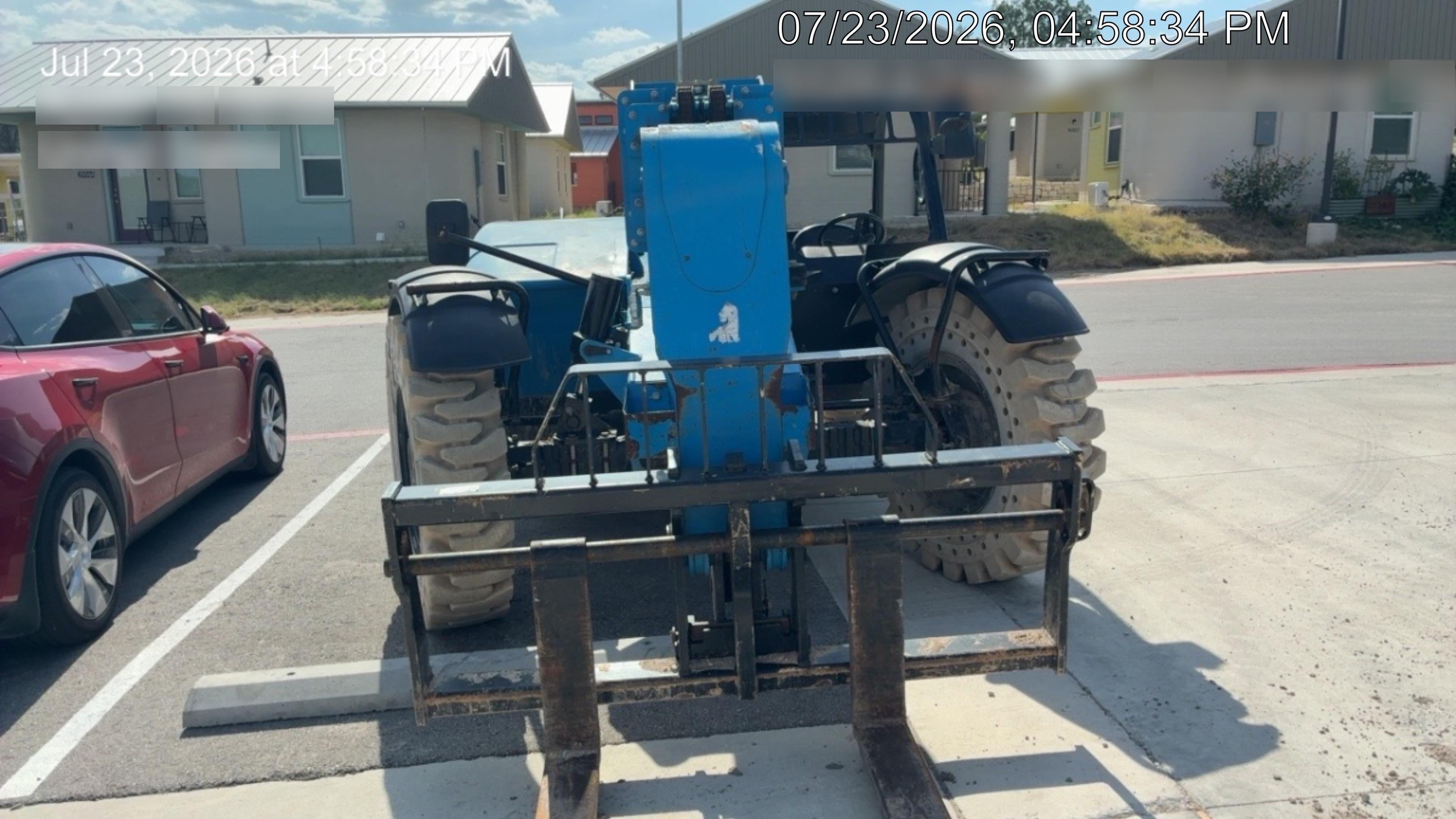 2017 Genie GTH-844 Diesel Engine, Solid Tires, 60" Carriage, Open ROPS
