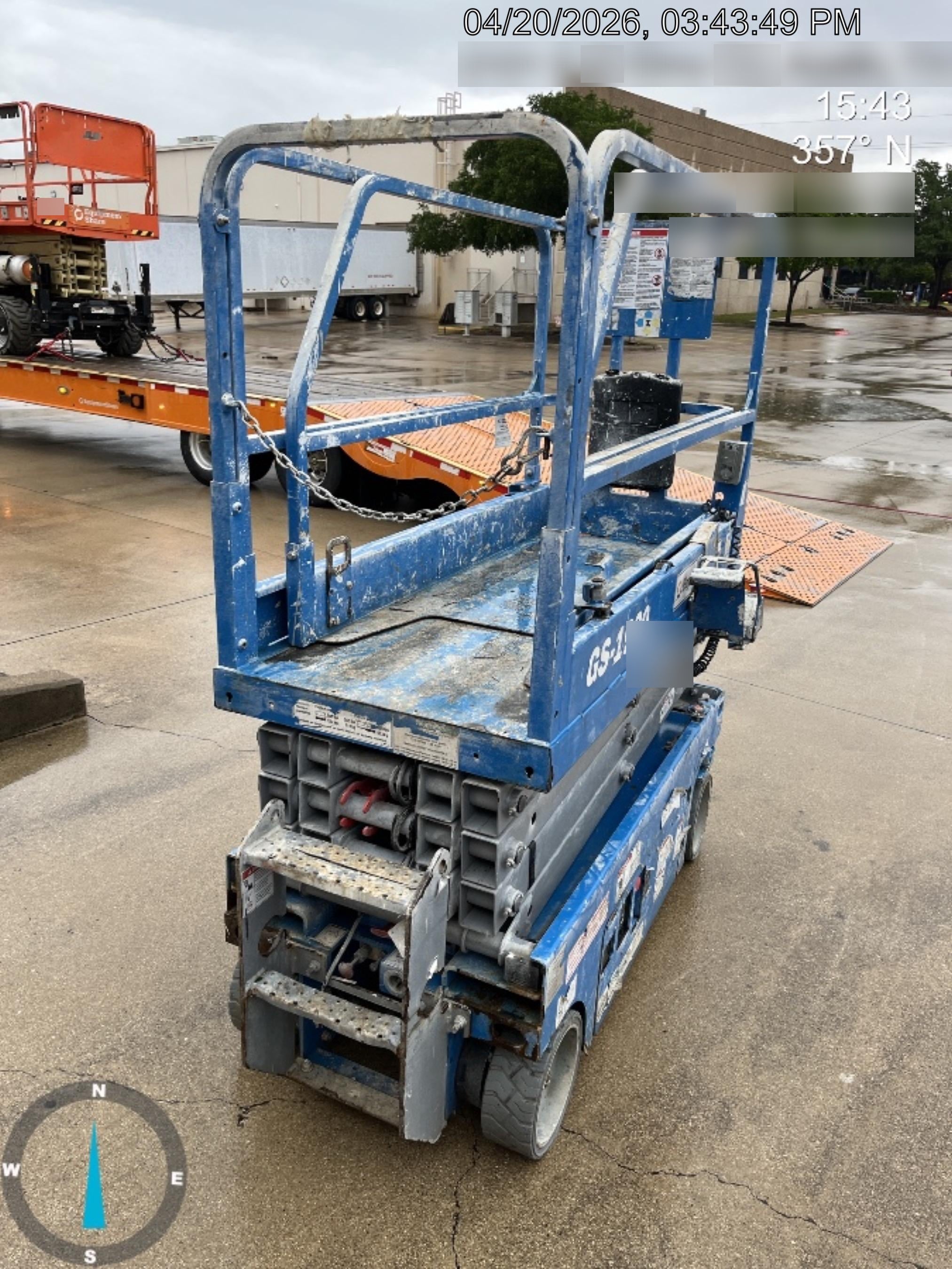 2019 Genie GS-1930 Fixed rails with chain Entry