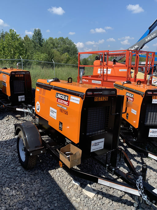 2021 Lincoln Electric Vantage 322 Vantage 322 Ready Pak 3 w/ Decals, ORANGE (includes trailer, cable rack, fender light kit) NO Telematics