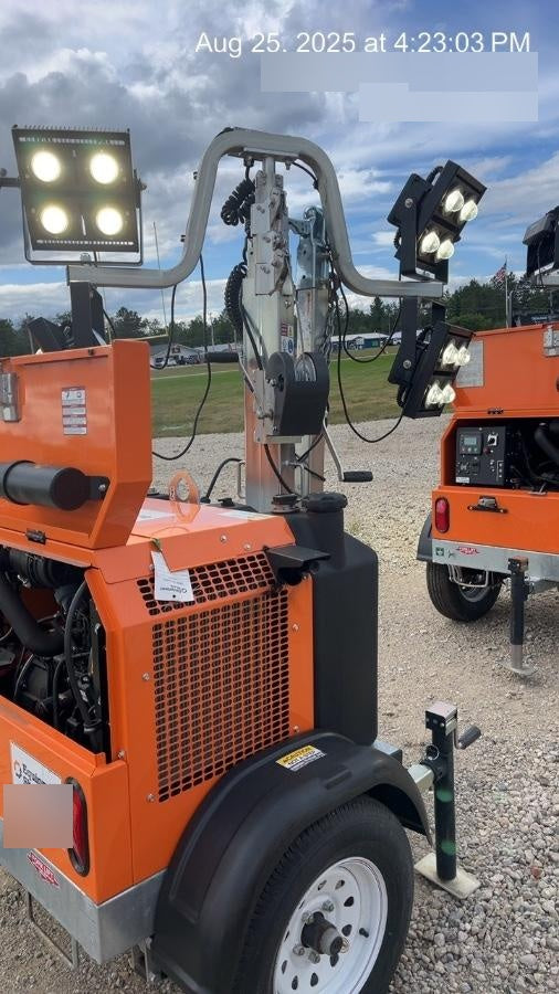 2024 Wanco WLTT-4MM4K Diesel, Deep Sea Controller, Shore Power Plug, Auto Start, (4) 350W LED Floodlights, 4kW Generator, 60 Gal Fuel Tank, 2" Ball, T3