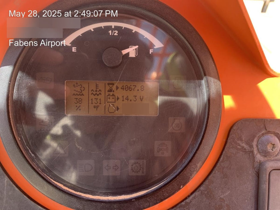 2018 Skytrak 10054 Skytrak 10054 10K Telehandler w/Open ROPS Solid Tires, LED Work Lights, Rotating Beacon, 60" Carriage/60" Forks