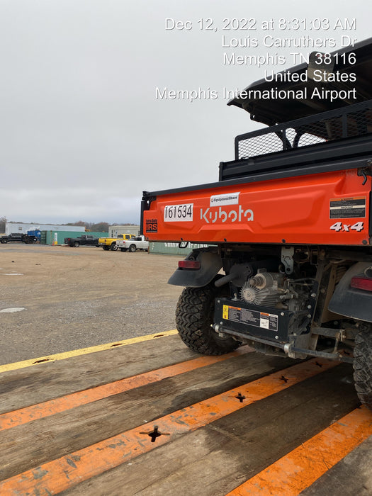 2021 Kubota RTV-X1140W-H Plastic Canopy, Windshield Acrylic Clear, LED Strobe Light, Wire Harness Kit, Back up Alarm