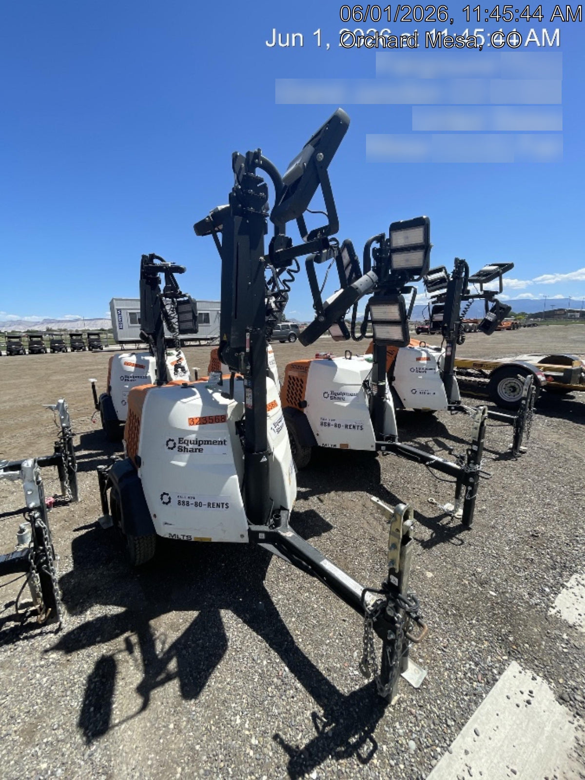 2023 Generac MLT2 Diesel, Flex Switch 120V Input, Powerzone Controller, (4) 320W LED Lights, 4kW Generator, 39.9 Gal Fuel Tank, 2" Ball, T3