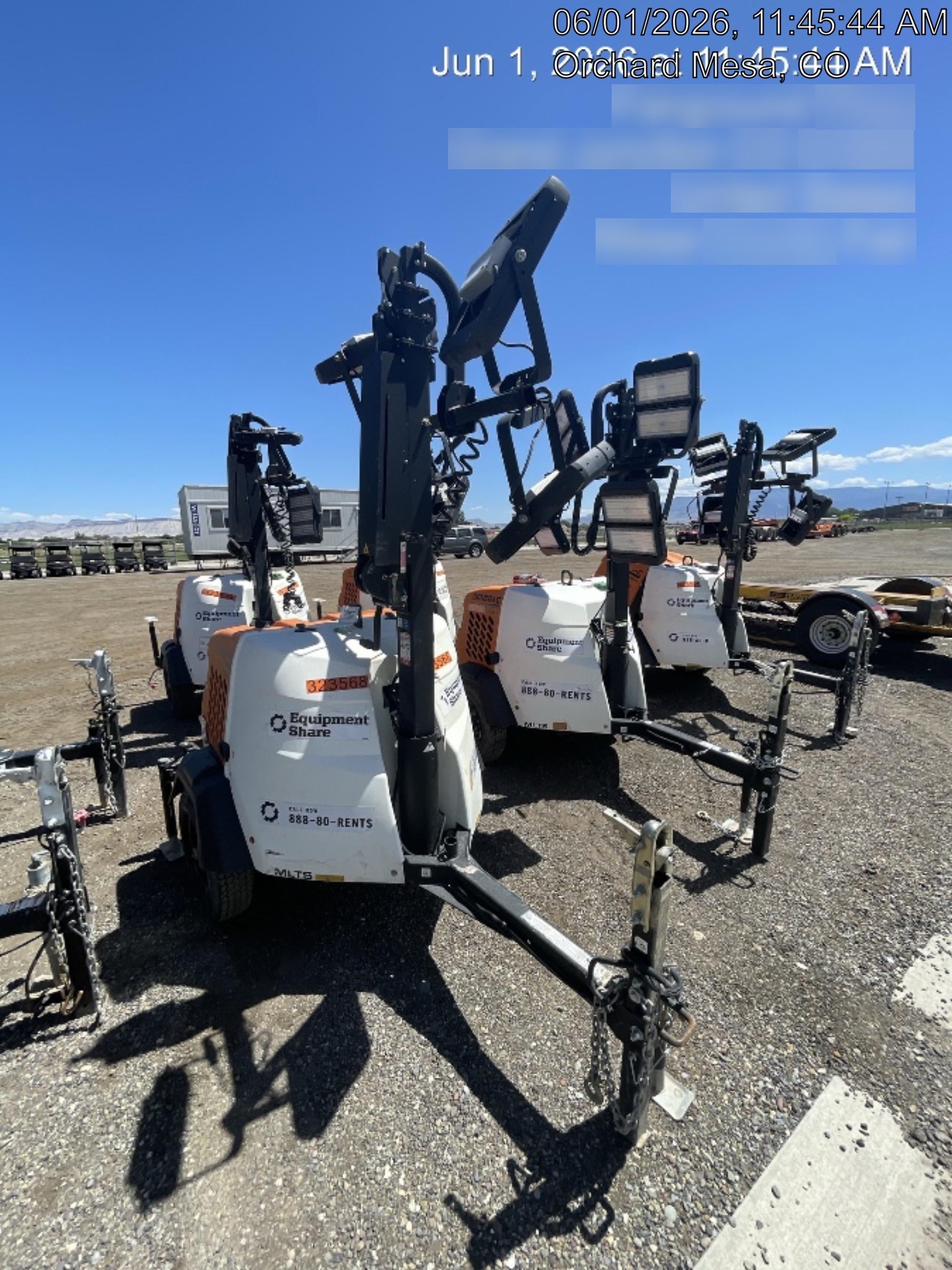 2023 Generac MLT2 Diesel, Flex Switch 120V Input, Powerzone Controller, (4) 320W LED Lights, 4kW Generator, 39.9 Gal Fuel Tank, 2" Ball, T3