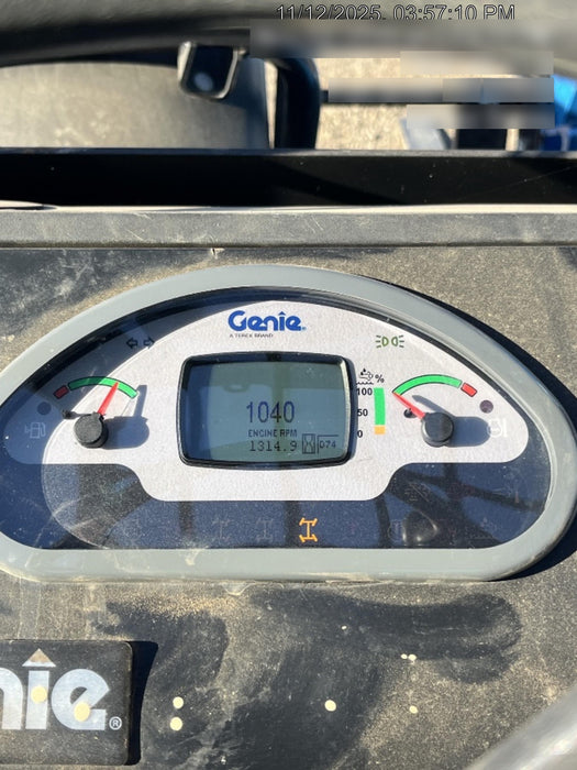 2018 Genie GTH-844 Genie GTH-844 w/ROPS, Work Lights, Solid Tires, RH Cab Mesh, Beacon, 60" Carriage and Forks