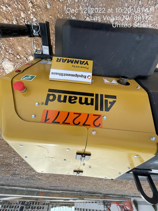 2022 Allmand NLV3GR (4) LED Light Fixture 350W, 23' Vertical Mast, 3kW Prime, Towable, ES Decals, T3