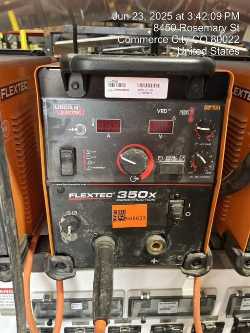 2025 LINCOLN ELECTRIC FLEXTEC 350X