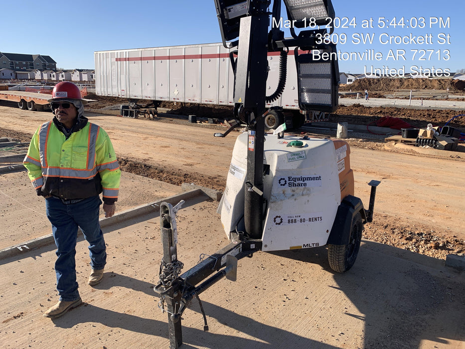 2023 Generac MLT2 Diesel, Flex Switch 120V Input, Powerzone Controller, (4) 320W LED Lights, 4kW Generator, 39.9 Gal Fuel Tank, 2" Ball, T3