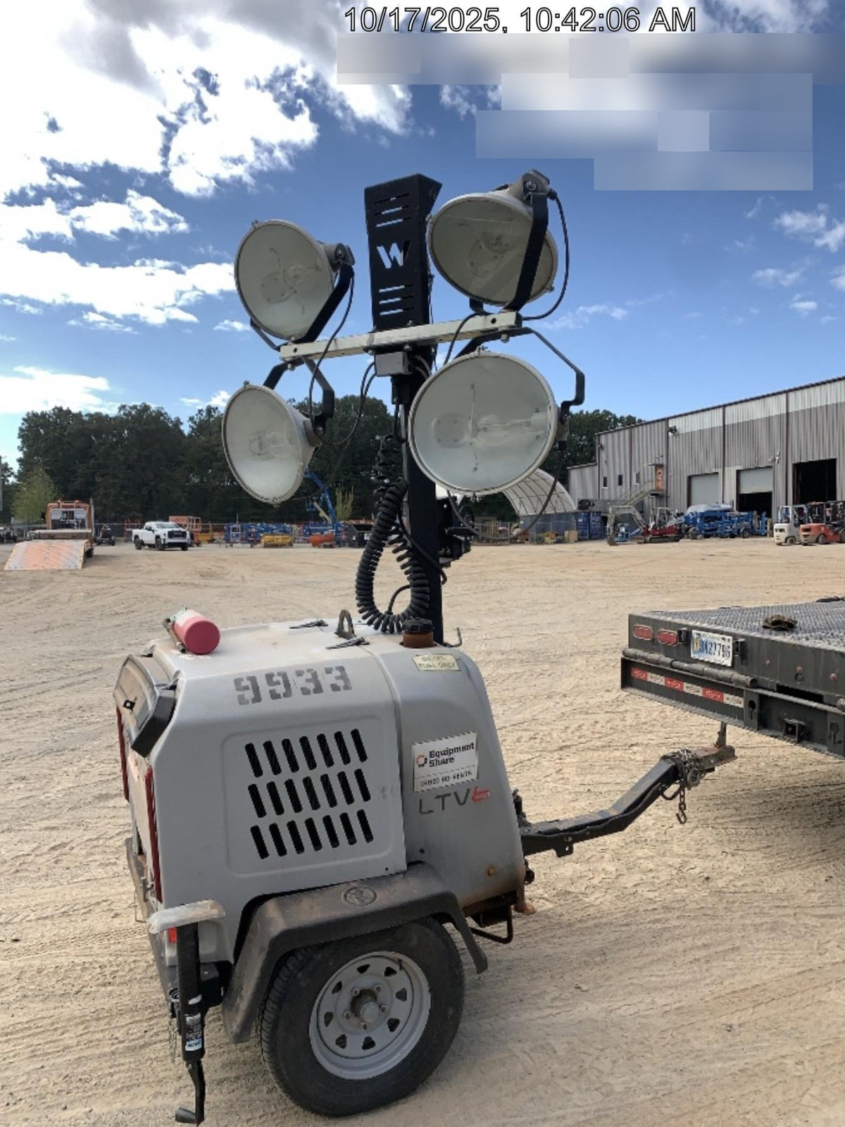 Wacker Neuson LTV6K-MH Wacker Neuson LTV6K Towable Light Tower