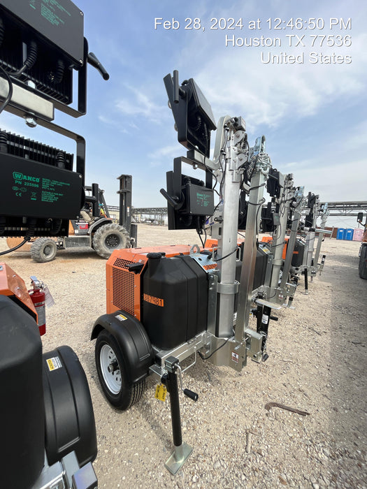 2024 Wanco WLTT-4MM4K Diesel, Deep Sea Controller, Shore Power Plug, Auto Start, (4) 350W LED Floodlights, 4kW Generator, 60 Gal Fuel Tank, 2" Ball, T3