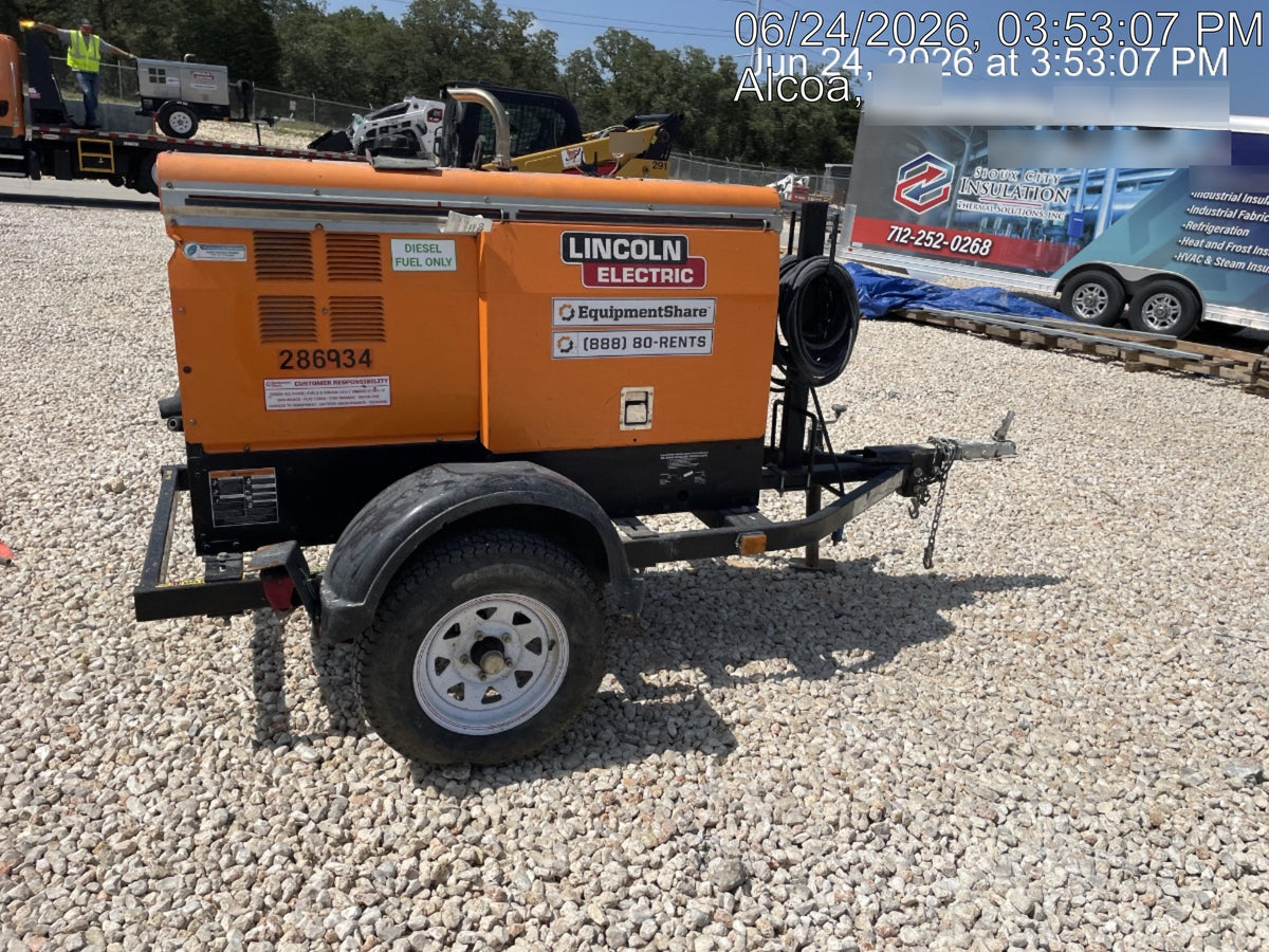 2022 Lincoln Electric LE400 Kubota V1505, Trlr, Cable Rack, Light Kit, ES Decals, T3