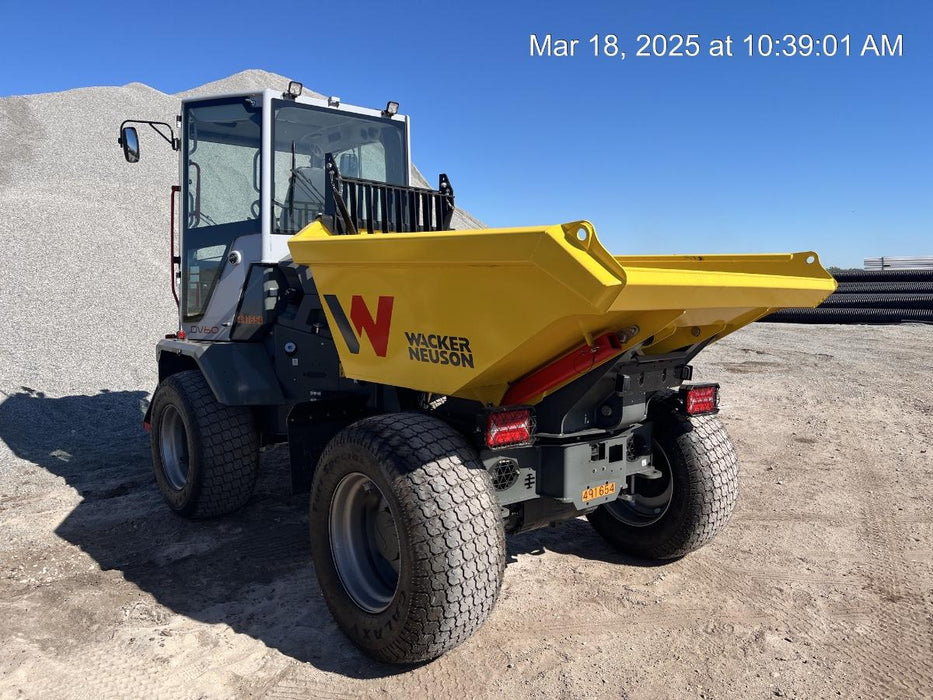 2025 WACKER NEUSON DV605 Cab Turf Tires