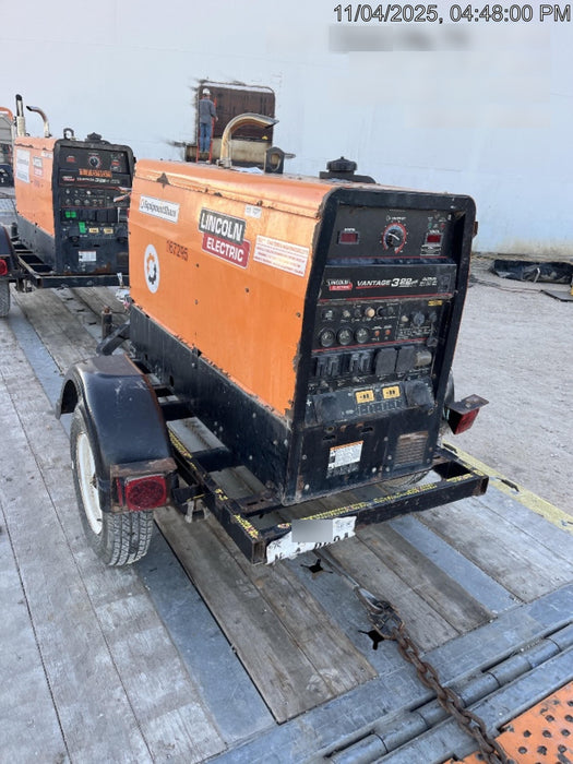 2021 Lincoln Electric Vantage 322 Vantage 322 Ready Pak 3 w/ Decals, ORANGE (includes trailer, cable rack, fender light kit) NO Telematics