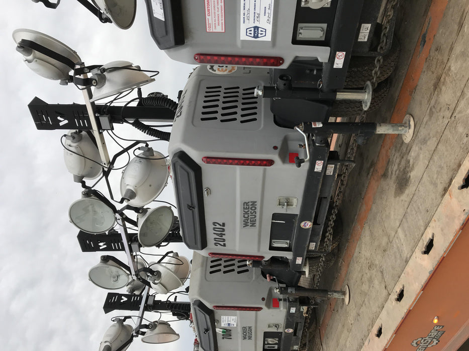 2018 Wacker Neuson LTV6L-MH LTV6L Mobile Light Tower w/Fuel Level Sensor Installed
