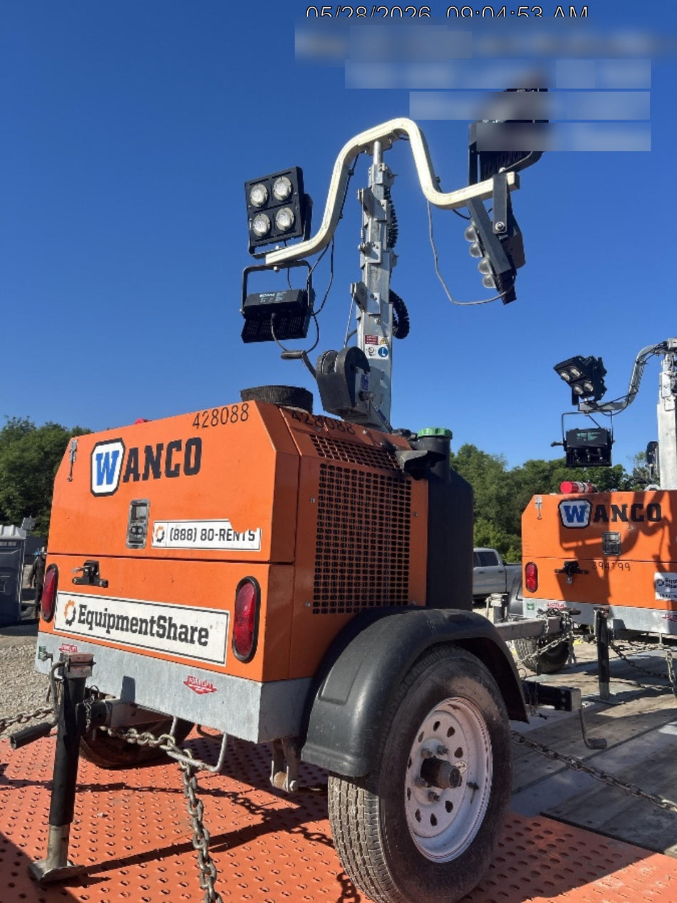 2024 Wanco WLTT-4MM4K Diesel, Deep Sea Controller, Shore Power Plug, Auto Start, (4) 350W LED Floodlights, 4kW Generator, 60 Gal Fuel Tank, 2" Ball, T3