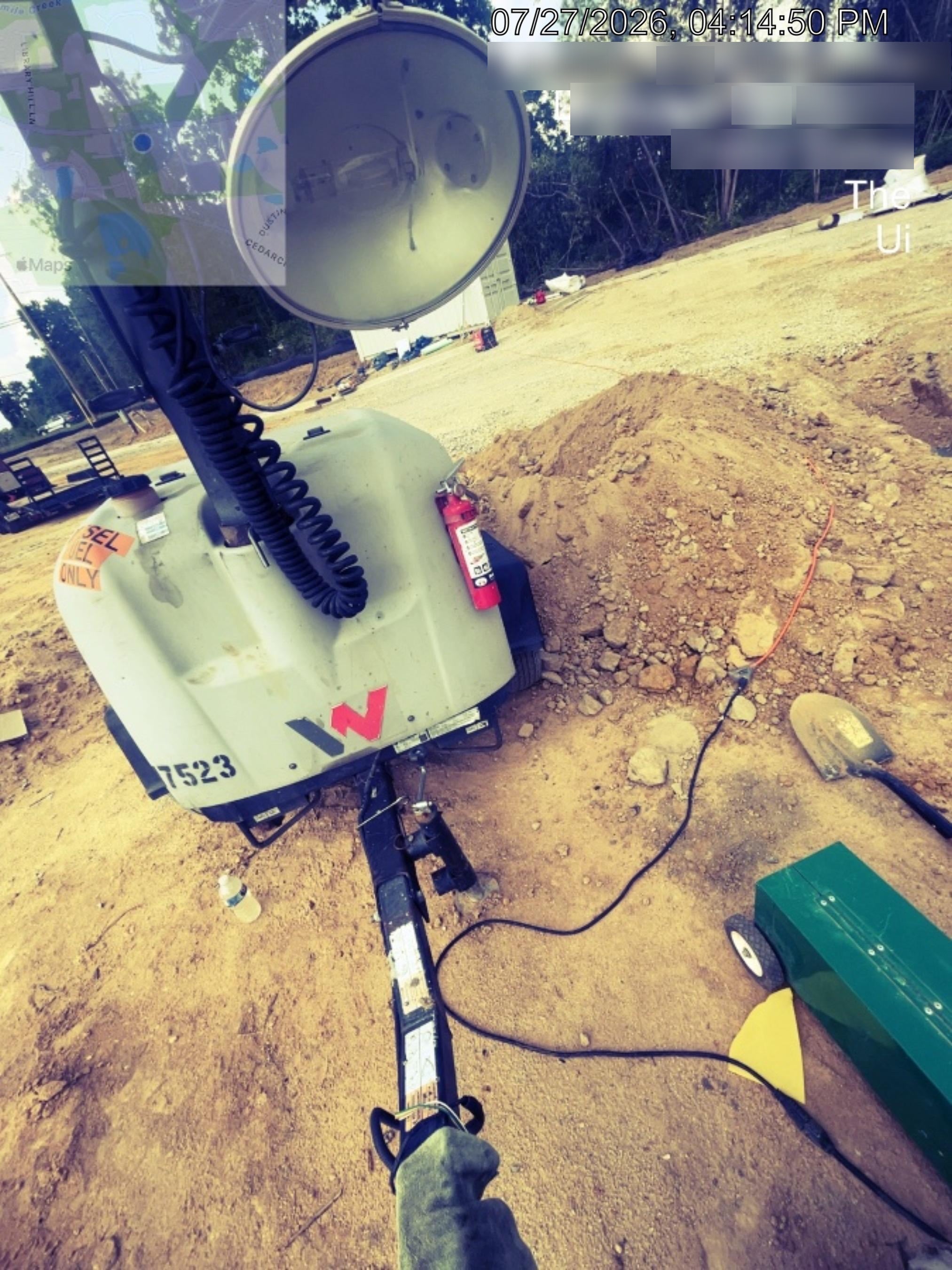 2018 Wacker Neuson LTV6K-MH Wacker Neuson LTV6K Mobile Light Tower w/Fuel Level Sensor Installed