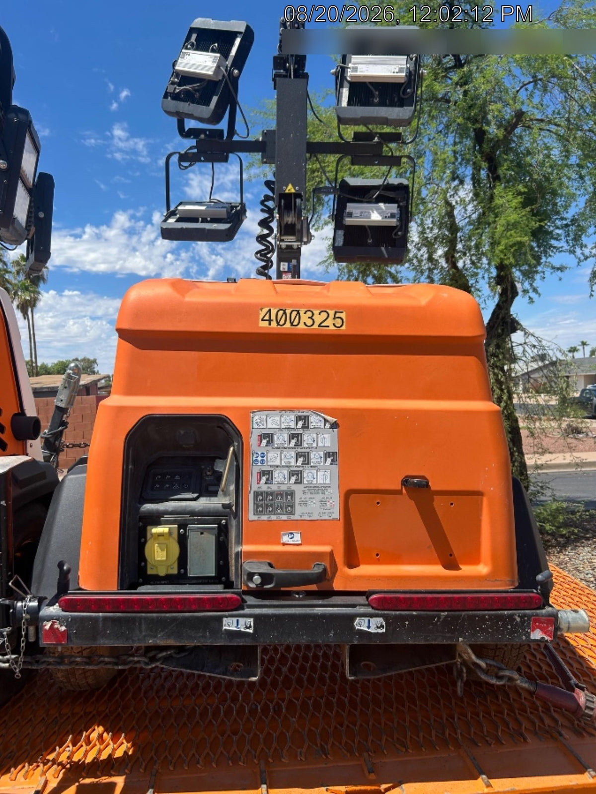 2024 Generac MLT2 Diesel, Flex Switch 120V Input, Powerzone Controller, 
(4) 320W LED Lights, 4kW Generator, 39.9 Gal Fuel Tank, 2" Ball, T3