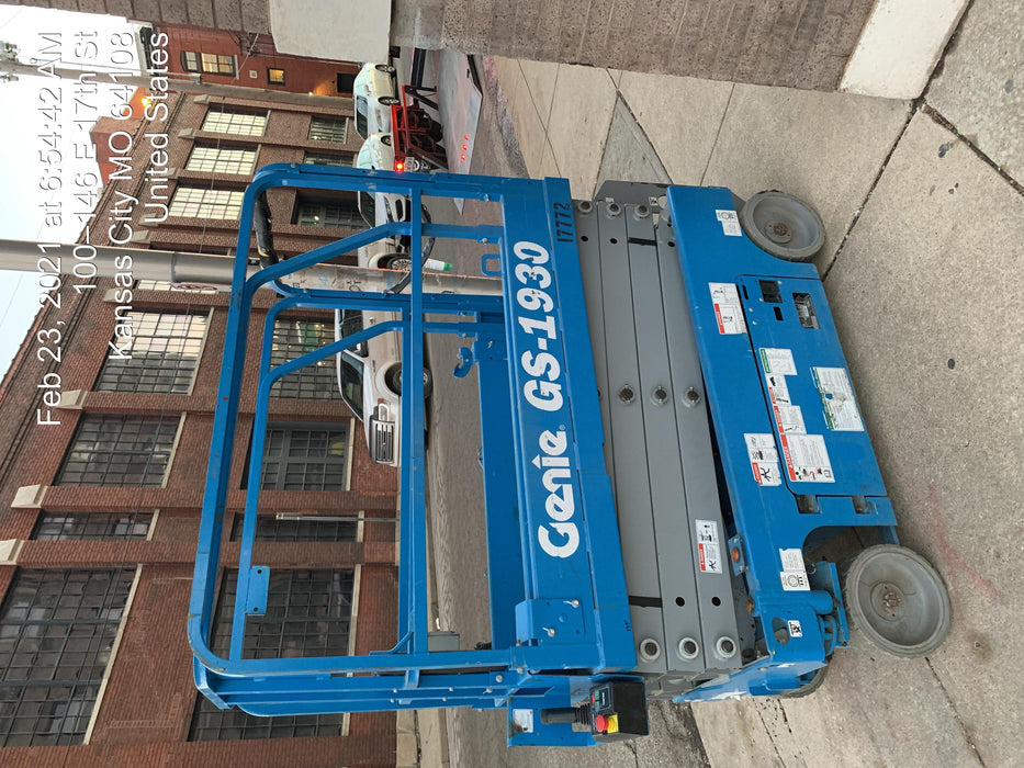 2018 Genie GS-1930 Genie GS-1930 w/Fixed Rail, Chain Entry