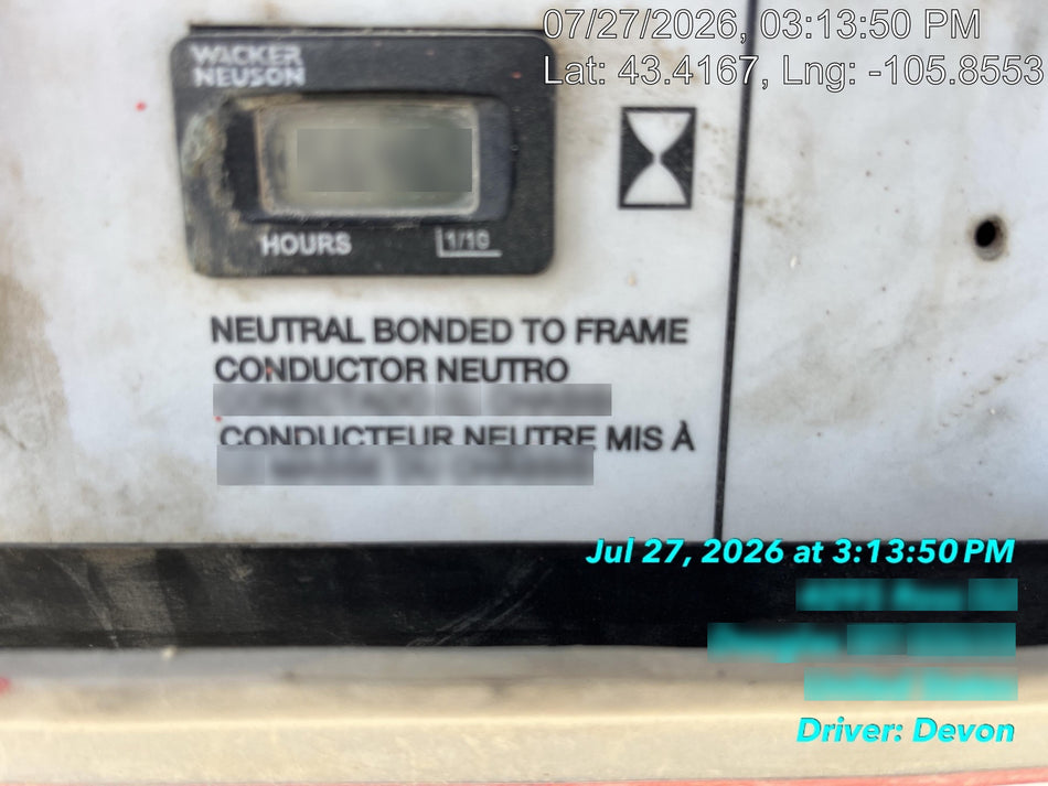 2019 Wacker Neuson LTV6L-MH Standard Options, ES Track Hardware, Fuel Level Sensor