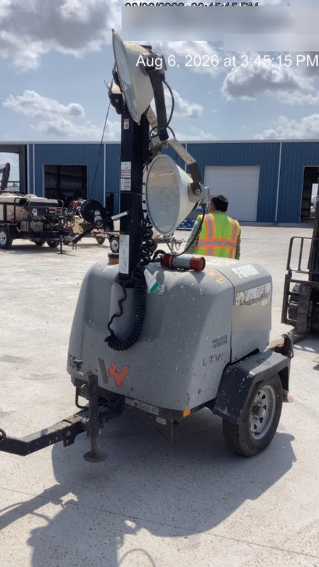 2018 Wacker Neuson LTV6K-MH Wacker Neuson LTV6K Mobile Light Tower w/Fuel Level Sensor Installed, Trailer VIN 5XFLV0416JM004545