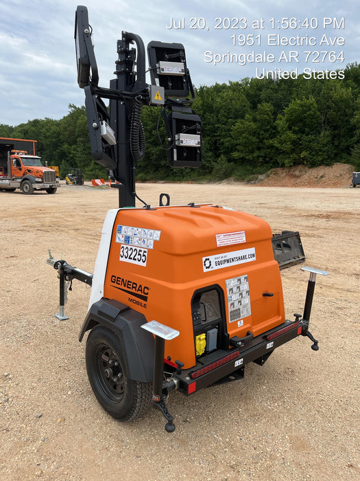 2023 Generac MLT2 Diesel, Flex Switch 120V Input, Powerzone Controller, (4) 320W LED Lights, 4kW Generator, 39.9 Gal Fuel Tank, 2" Ball, T3