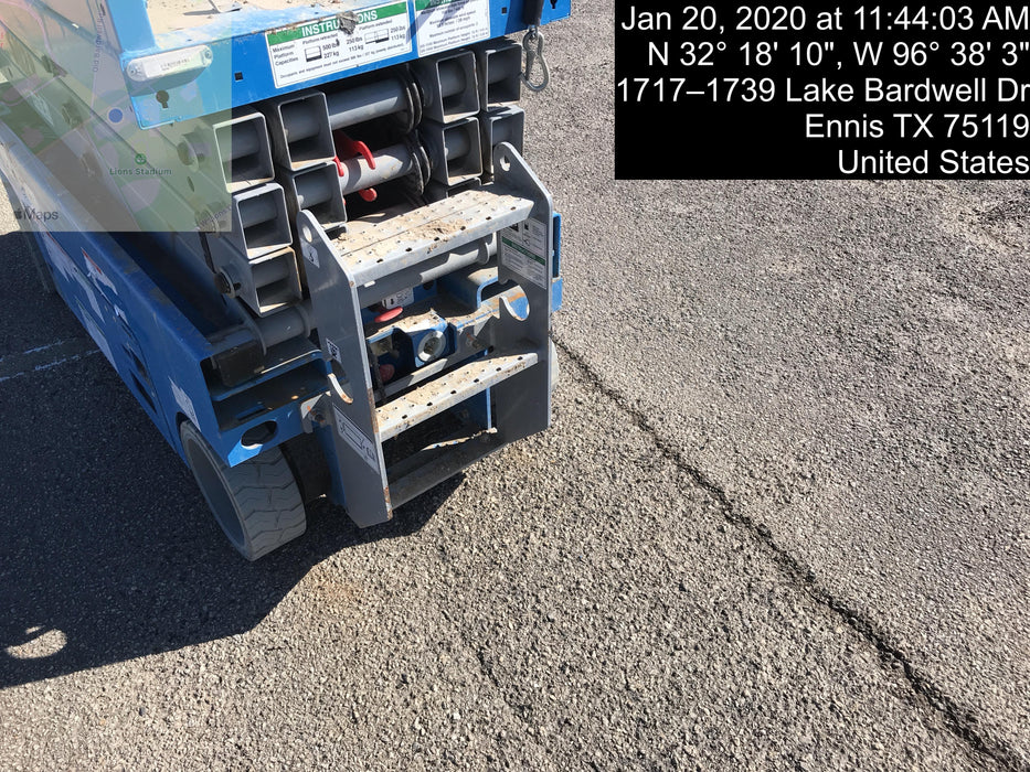 2019 Genie GS-1930 Fixed Rails with Chain Entry