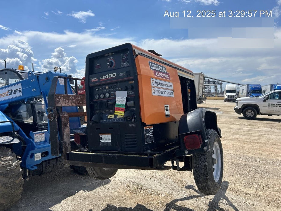 2022 Lincoln Electric LE400 Kubota V1505, Trlr, Cable Rack, Light Kit, ES Decals, T3