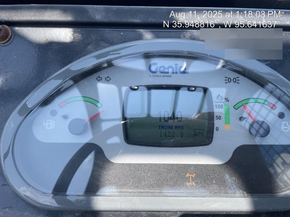 2018 Genie GTH-844 Genie GTH-844 w/Open ROPS, FF Tires, beacon/work lights, 60" carriage/forks