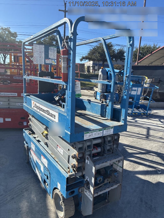 2018 Genie GS-1930 Genie GS-1930 Scissor Lift w/Standard Options