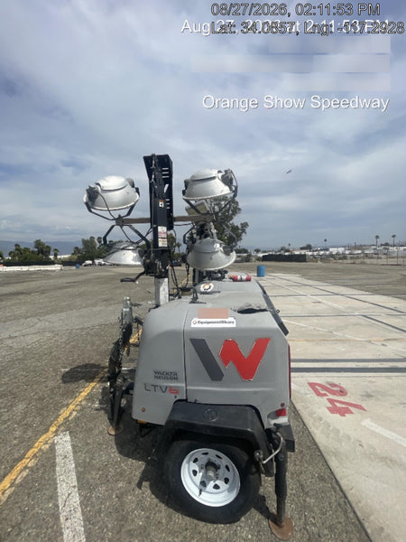 2019 Wacker Neuson LTV6L-MH Wacker Neuson LTV6L Mobile Light Tower w/Fuel Level Sensor Installed