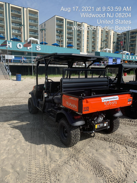 2021 Kubota RTV-X1140W-H Plastic Canopy, Windshield Acrylic Clear, LED Strobe Light, Wire Harness Kit, Back up Alarm
