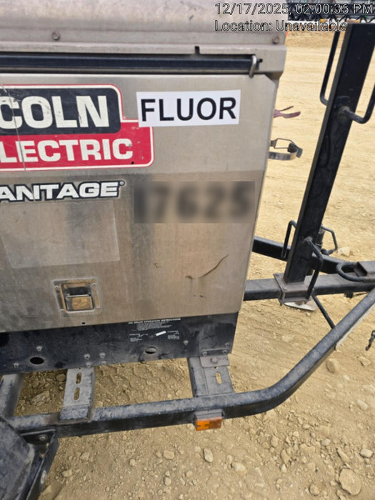 2018 Lincoln Electric Vantage 322 Lincoln Vantage 322 Welder Ready Pak 3 - Vantage 322, Trailer, Fender and light kit, Cable rack