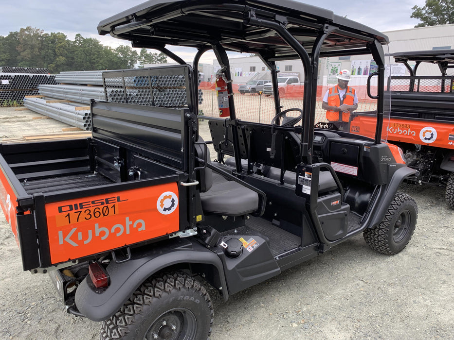 2021 Kubota RTV-X1140W-H Plastic Canopy, Windshield Acrylic Clear, LED Strobe Light, Wire Harness Kit, Back up Alarm