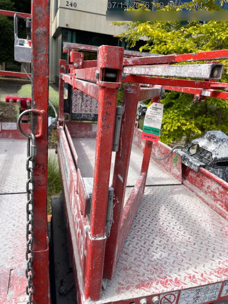 2020 Skyjack SJIII-3219 Solid NM Tires, Half height spring hinged entry gate, Dual Beacons, 800W Inverter