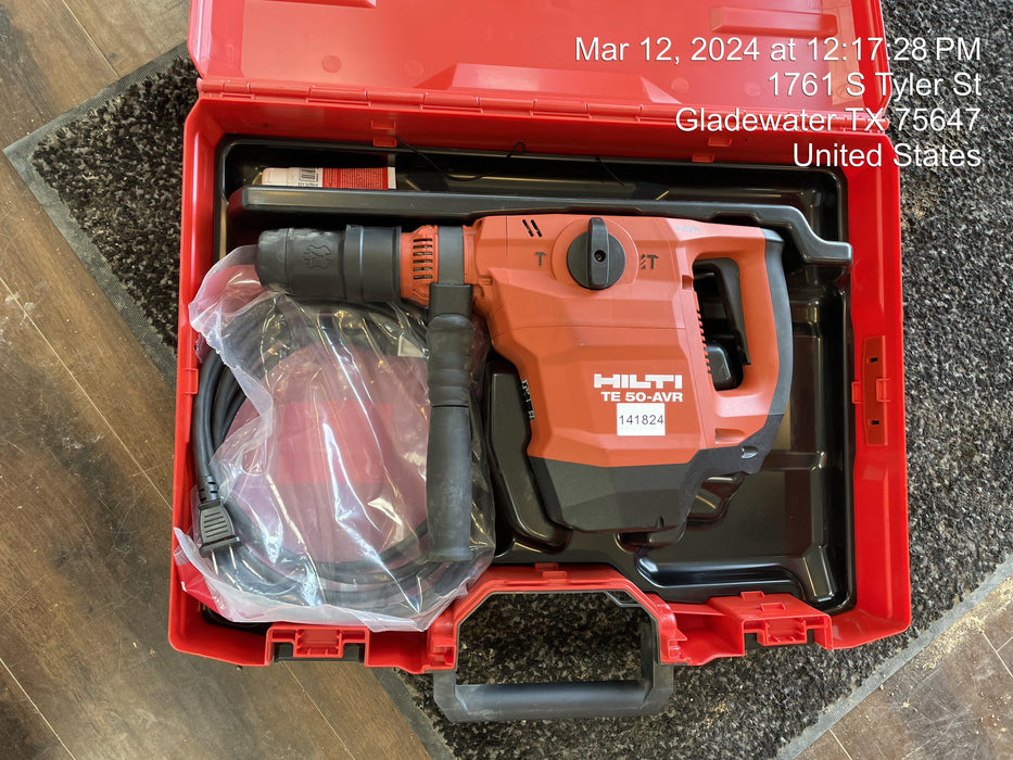 2021 HILTI TE 50-AVR