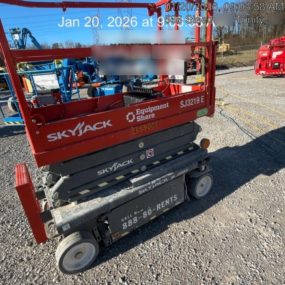 2024 Skyjack SJ3219 Electric Drive, Sld NM Tires, DBcns, RFRails, Power to Platform, T3 + Access Control