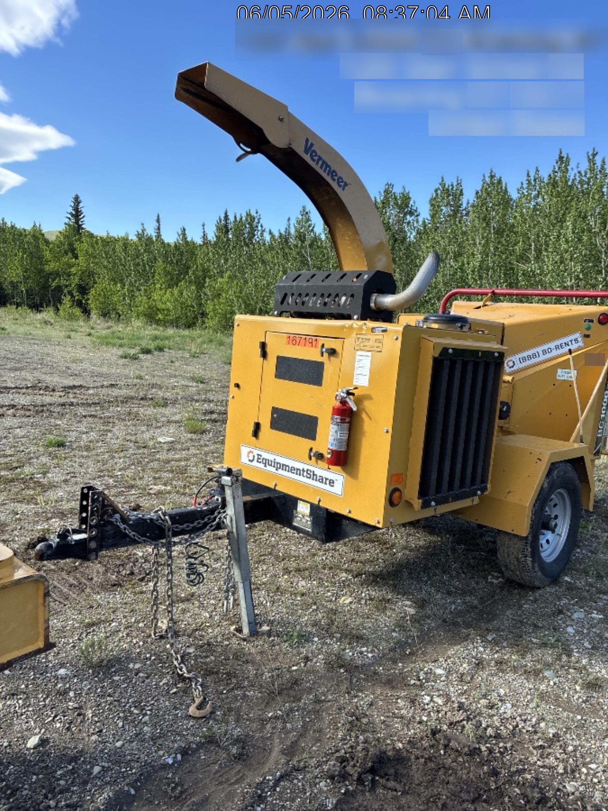 2021 VERMEER BC1000XL Diesel