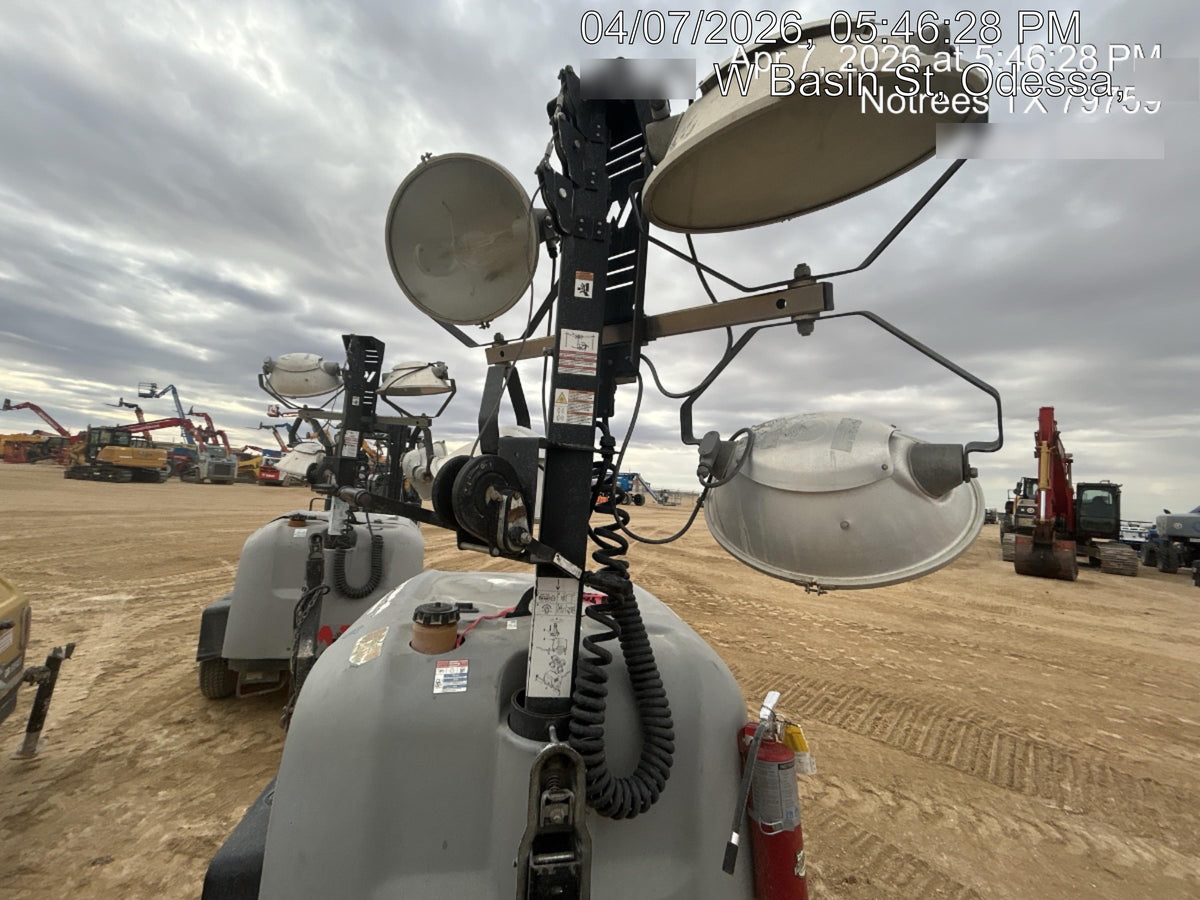 2019 Wacker Neuson LTV6L-MH Mobile Light Tower w/Fuel Level Sensor Installed