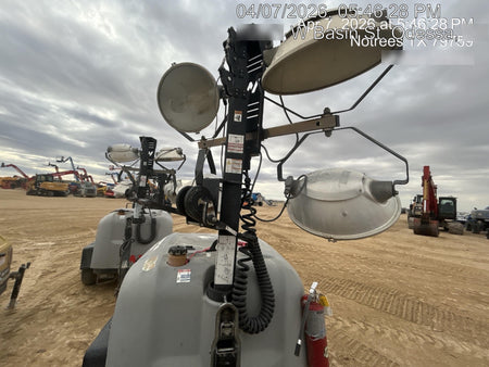 2019 Wacker Neuson LTV6L-MH Mobile Light Tower w/Fuel Level Sensor Installed