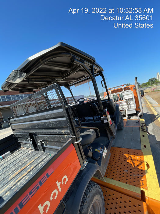 2021 Kubota RTV-X1140W-H Plastic Canopy, Windshield Acrylic Clear, LED Strobe Light, Wire Harness Kit, Back up Alarm