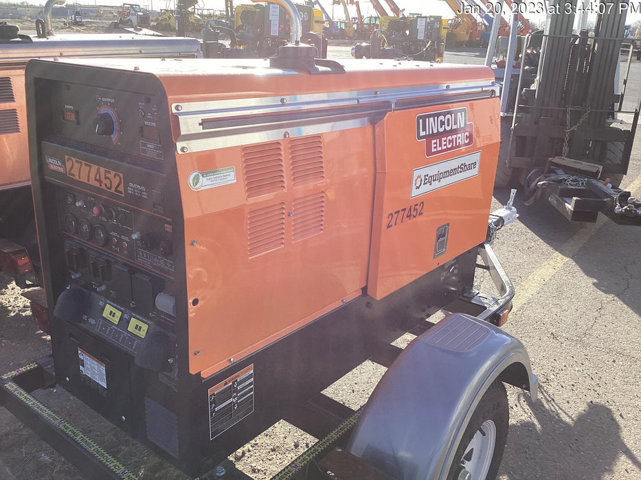 2022 Lincoln Electric LE400 Kubota V1505, Trlr, Cable Rack, Light Kit, ES Decals, T3