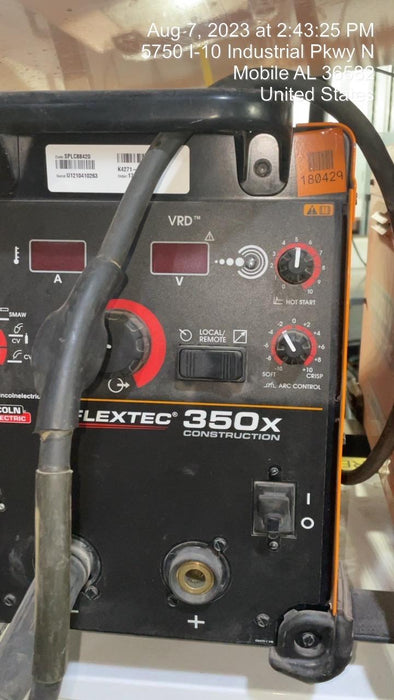 2021 LINCOLN ELECTRIC FLEXTEC 350X