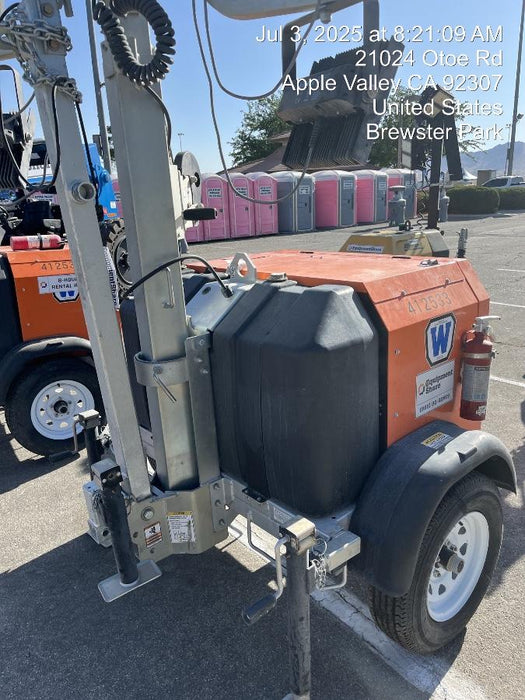 2024 Wanco WLTT-4MM4K Diesel, Deep Sea Controller, Shore Power Plug, Auto Start, (4) 350W LED Floodlights, 4kW Generator, 60 Gal Fuel Tank, 2" Ball, T3