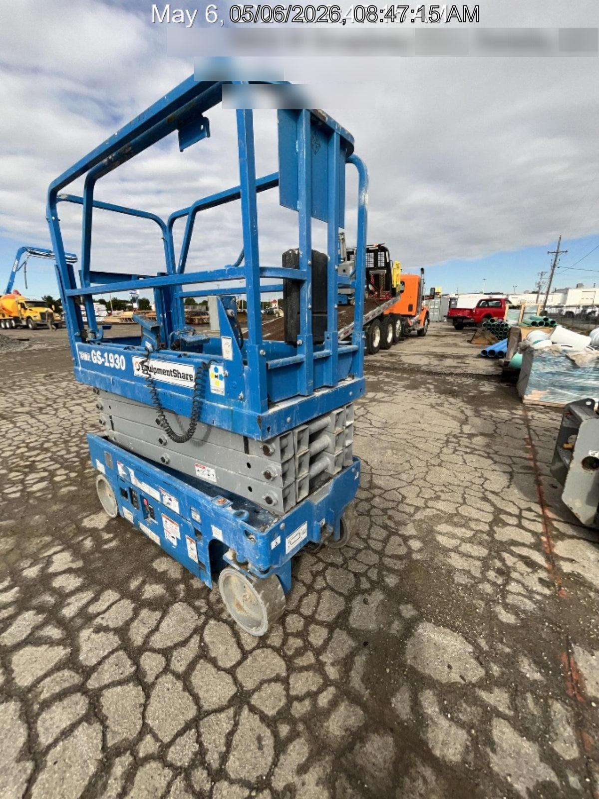 2019 Genie GS-1930 Fixed Rails with Chain Entry