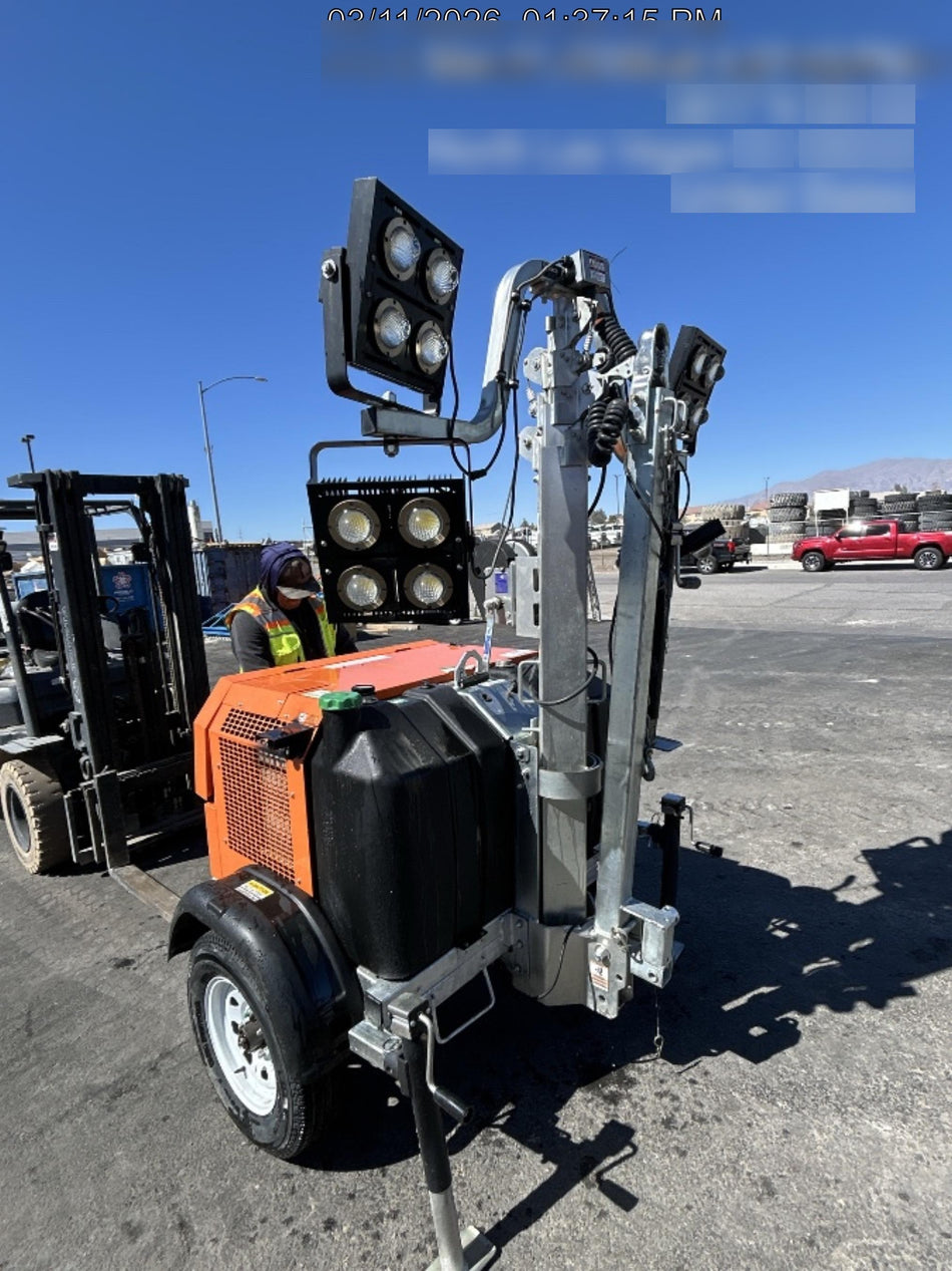 2024 Wanco WLTT-4MM4K Diesel, Deep Sea Controller, Shore Power Plug, Auto Start, (4) 350W LED Floodlights, 4kW Generator, 60 Gal Fuel Tank, 2" Ball, T3