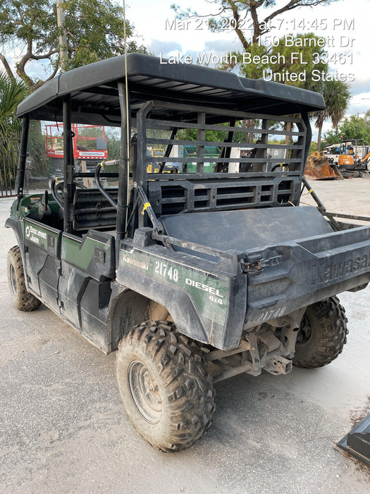 2019 Kawasaki Mule Kawasaki Mule 4x4 Diesel UTV w/Hard Top, Windshield, Beacon, Backup Alarm, ES Keypad/Hardware Installed