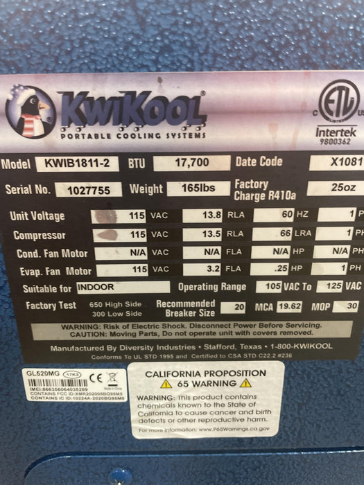 2023 KWIKOOL KWIB1811-2