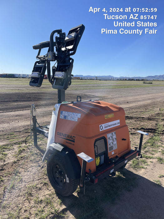 2024 Generac MLT2 Diesel, Flex Switch 120V Input, Powerzone Controller, 
(4) 320W LED Lights, 4kW Generator, 39.9 Gal Fuel Tank, 2" Ball, T3