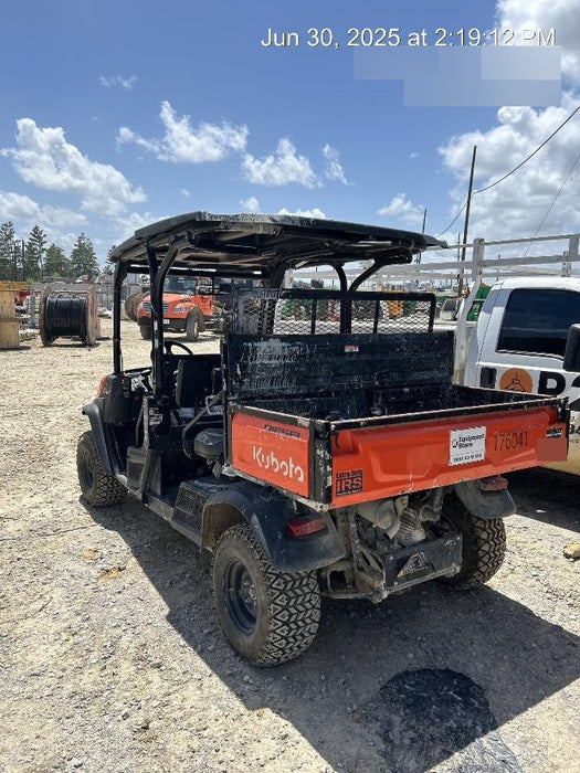 2021 Kubota RTV-X1140W-H Plastic Canopy, Windshield Acrylic Clear, LED Strobe Light, Wire Harness Kit, Back up Alarm